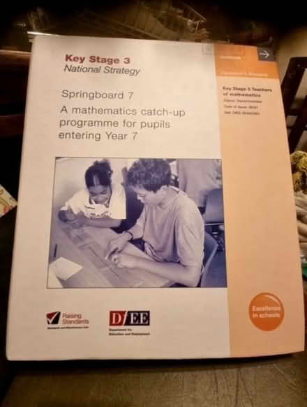 Photo of free Year 7 maths catch-up teaching materials (Central Lancaster LA1) #1