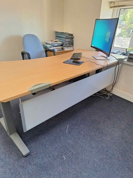 Photo of free Pine effect desk (Tallaght Dublin 24) #1