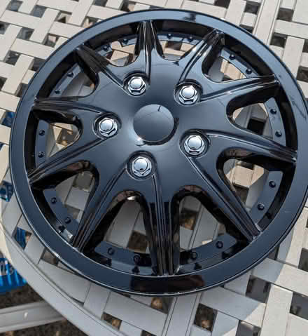Photo of free Black wheel covers 16" (Steventon OX13) #2