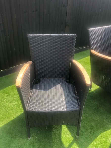 Photo of free 5 ratten garden chairs (Horsham RH12) #2