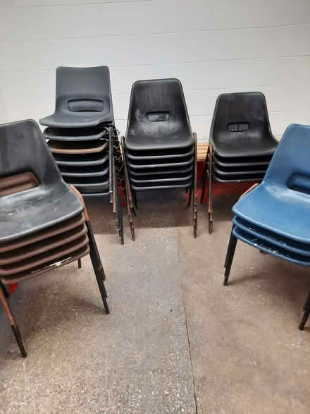 Photo of free Plastic chairs x 20 (Halliwell BL1) #1