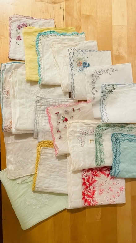 Photo of free Embroidered Handkerchiefs (Columbia Heights) #1
