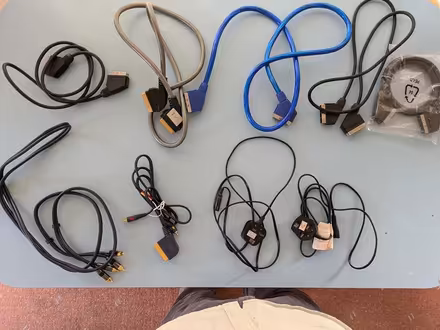 Photo of free Phono and Scart leads (PO21 Nyetimber) #1