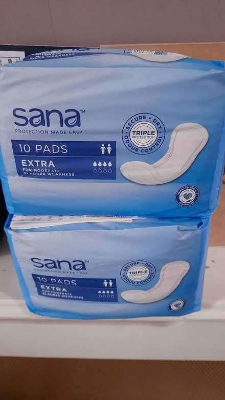 Photo of free Sana Pads Blue x 2 (M32 Stretford) #1