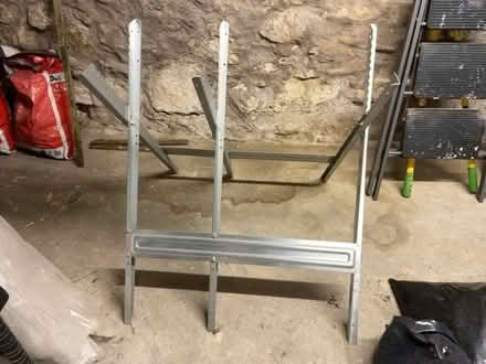 Photo of free Galvanised steel sawhorse (Central Lancaster LA1) #2