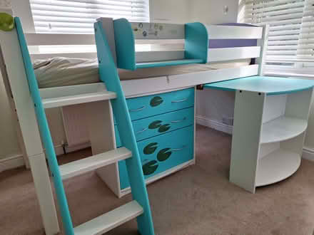 Photo of free Midsleeper bed plus pullout desk (Sevenoaks TN13) #1