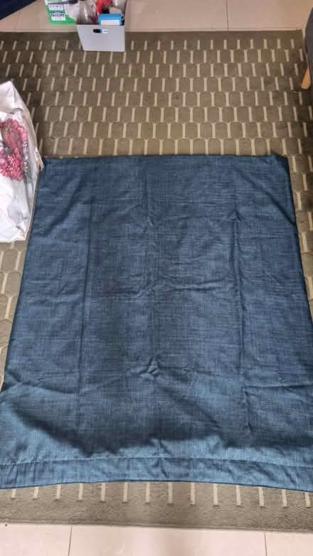 Photo of free John lewis teal curtain (Tolworth KT6) #2
