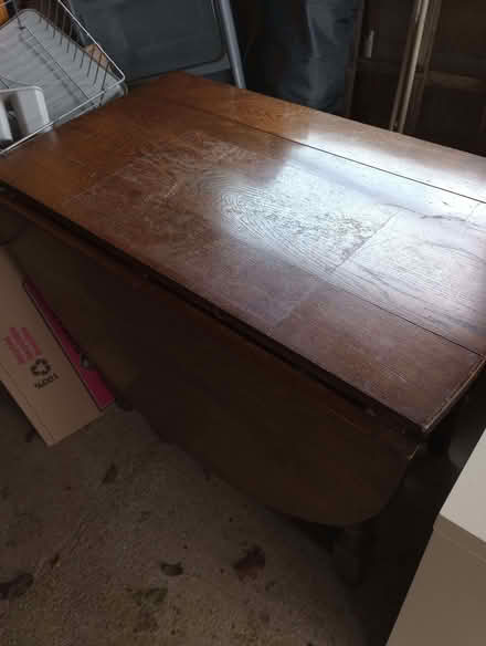Photo of free Dark wood extendable gateleg table (Chippenham SN15) #2