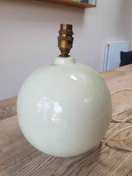 Photo of free Table lamp - round porcelain (Northfields, Ealing W5) #3