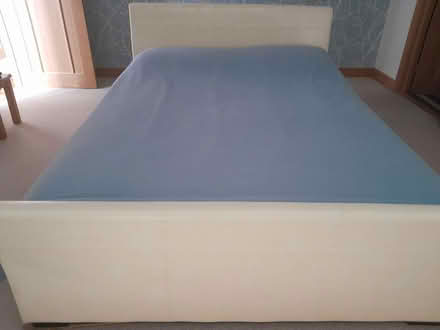 Photo of free Cream bed frame with storage (Yateley, Hampshire GU46) #2