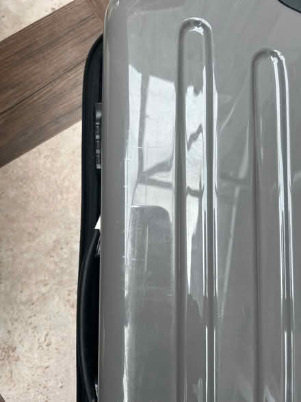 Photo of free Large grey hard case suitcase (Warstock B90) #2