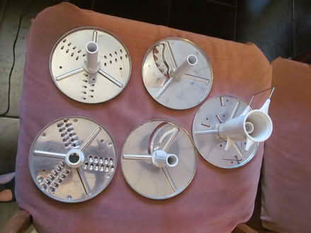 Photo of free Five food processor attachments (Sidcup DA14) #1