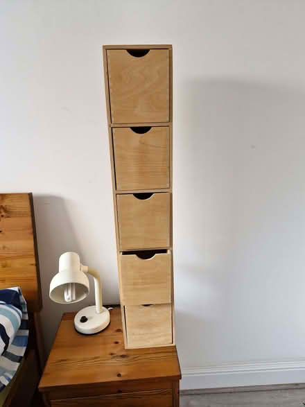 Photo of free Wooden CD storage tower (Park District G3) #1