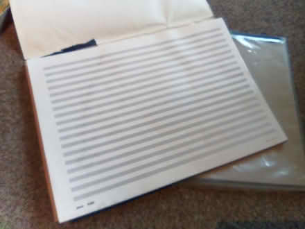 Photo of free A3 sized music manuscript pad (Boroughbridge YO51) #1