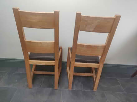 Photo of free Two sturdy dining chairs (Hornsey N8) #2