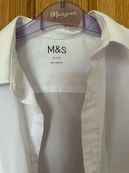 Photo of free 9 Boys’ school shirts age 12-13 (Battledown) #2