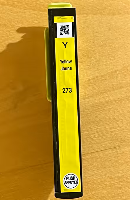 Photo of free Epson 273 yellow ink cartridge (El Cerrito) #2