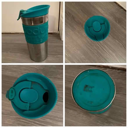 Photo of free Used Green Bodum Stainless Steel Travel Mug (Lavender Hill SW11) #1