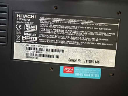 Photo of free Small TV 19 inch (Hanworth RG12) #2