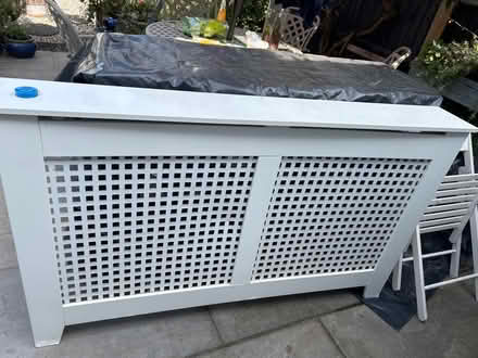 Photo of free White radiator cover (Loughton IG10) #1