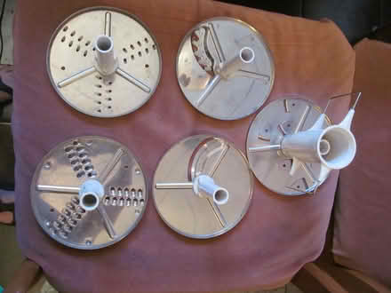 Photo of free Five food processor attachments (Sidcup DA14) #2