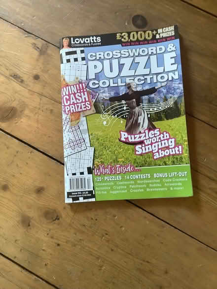Photo of free Crossword and puzzle book (Cotteridge B30) #1