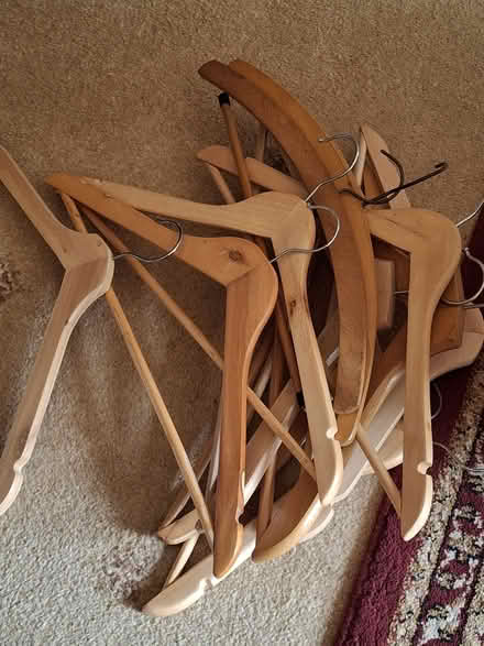 Photo of free Wooden Coathangers (Locks Heath SO31) #1