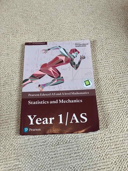 Photo of free A level maths book - Stats & Mechanics (Tunbridge Wells S. TN2) #1