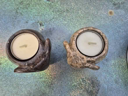 Photo of free Stone elephant tee light holders (Welling) #2