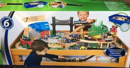 Photo of free Wooden train set with table (Breaston Derby) #3
