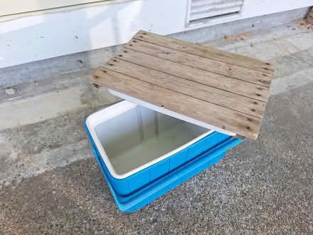 Photo of free Small cooler with bench seat (South Lynnwood) #2