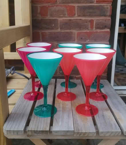 Photo of free Strong plastic cocktail glasses etc (Didcot, Ladygrove, OX11) #1