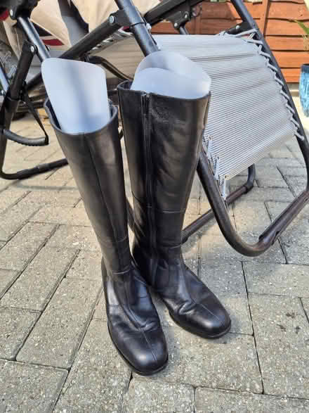 Photo of free Black calf length boots (Welling) #1