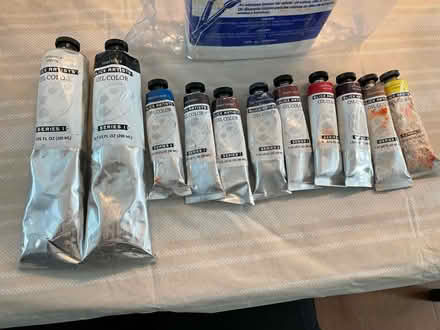 Photo of free Oil artists paints by Blick (Mt View near Springer / Cuesta) #2