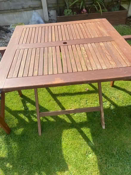 Photo of free Garden table and chairs (Culcheth) #3