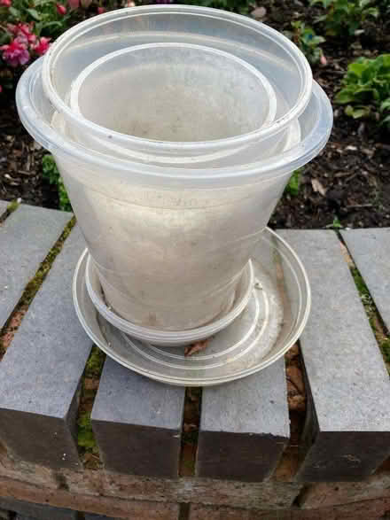 Photo of free Orchid pots and saucers (Weeping Cross ST17) #1