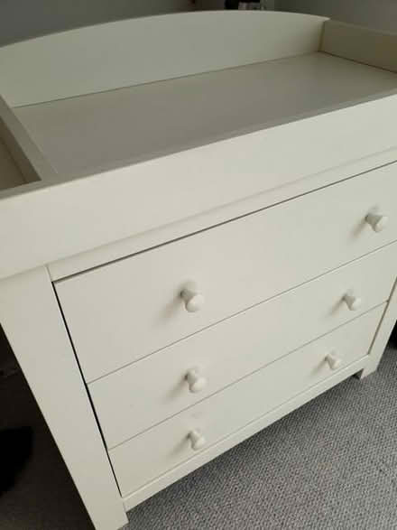 Photo of free Mamas and papas chest of drawers with change table (Weston Favell village area) #1