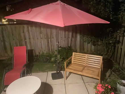 Photo of free Patio umbrella and stand (Meadowvale, Mississauga) #1