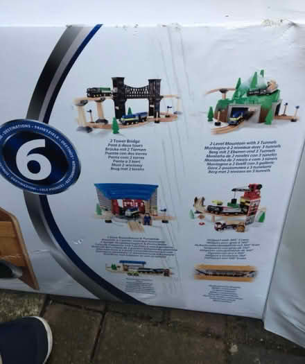 Photo of free Wooden train set with table (Breaston Derby) #4