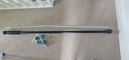 Photo of free Curtain Pole / Rail - black wooden (Hailsham BN27) #3