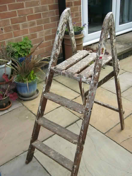 Photo of free vintage stepladder (Loughborough LE11) #1