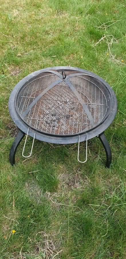 Photo of free Fire pit with mesh lid and bbq grill (IP4) #1