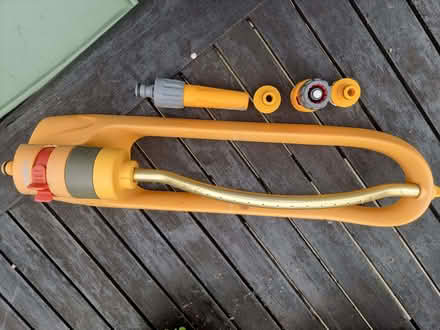 Photo of free Hosepipes 35m, attachment and wall bracket (Great Strickland CA10) #3