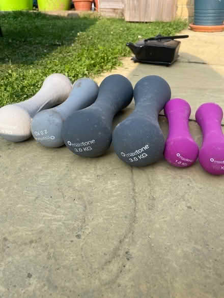 Photo of free Free weights 1,2 and 3kg (Beaulieu CM1) #1