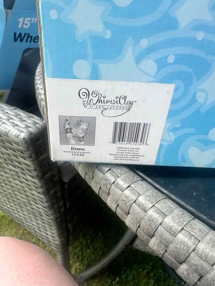 Photo of free Whimsiclay cat ornament (Monkwick CO2) #3
