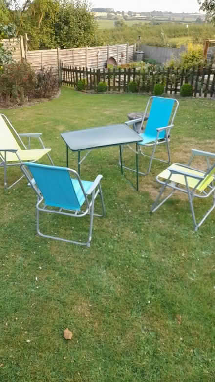 Photo of free 4 picnic chairs and table (Whissendine) #2