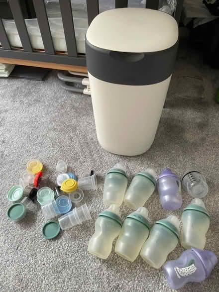 Photo of free Nappy bin and bottles (Wildridings RG12) #1