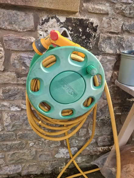 Photo of free Hosepipes 35m, attachment and wall bracket (Great Strickland CA10) #1