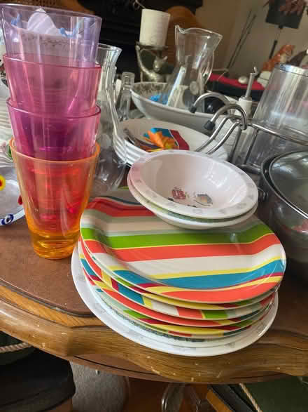 Photo of free Plastic plates and glasses (Worthing BN11) #1