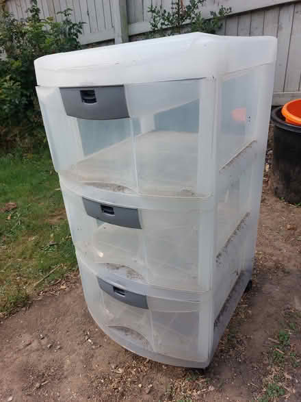 Photo of free Plastic storage x3 drawers (Murrow) #1